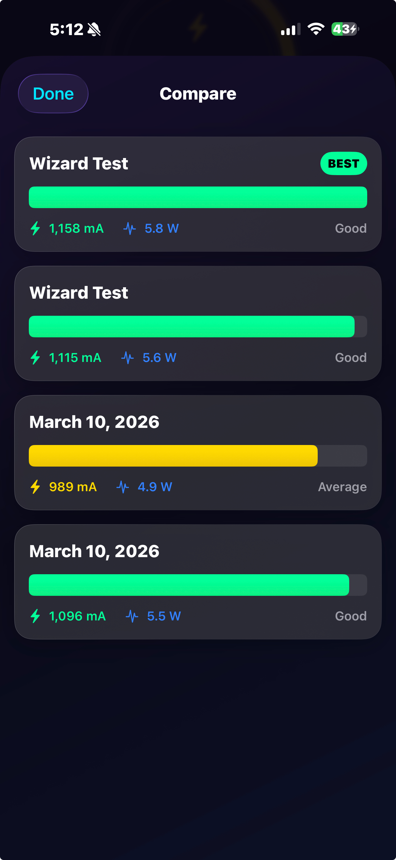 Amperes 4: Battery Charge Info screenshot 10