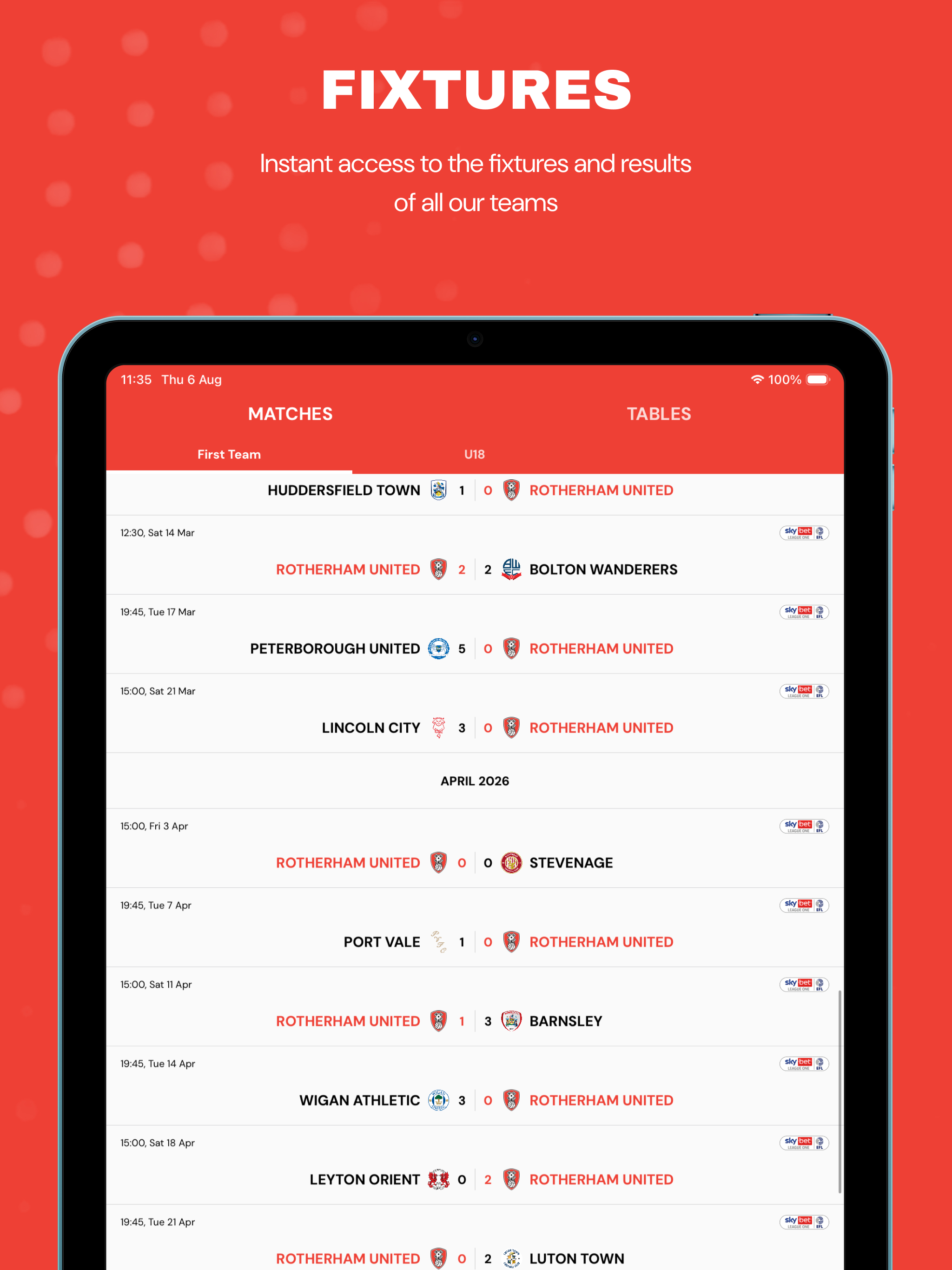 Rotherham United FC screenshot 14