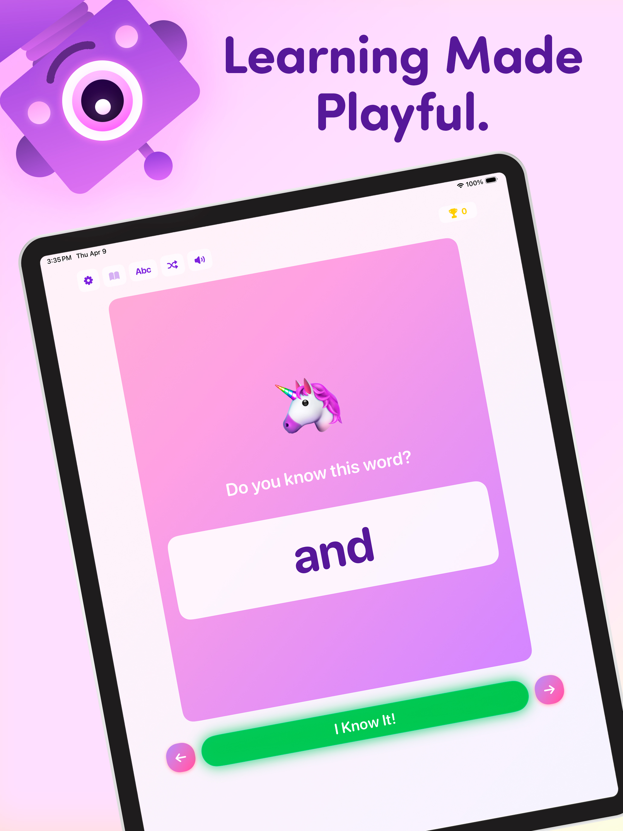 My Custom Sight Word Flashcard