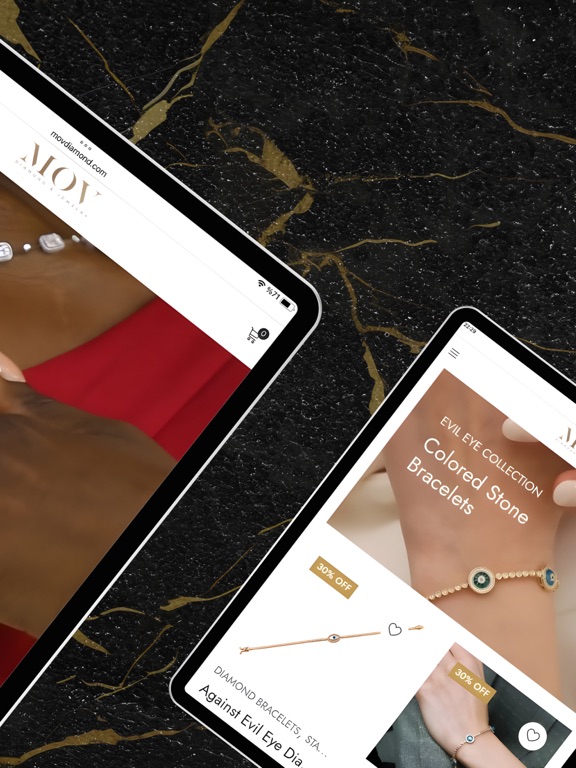 MOV Diamond & Jewelry iPad screenshot 2 - Shopping app