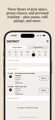 DISTRICT - BKLYN iPhone screenshot