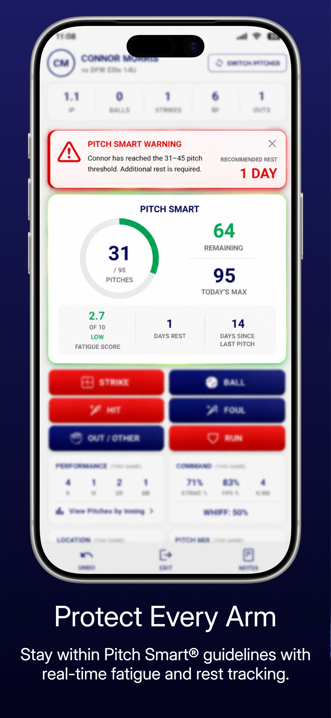 Track-A-Pitch: Pitch Counter screenshot 3
