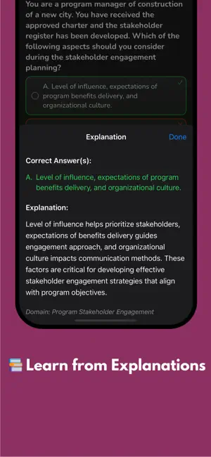 PgMP Exam Practice - PMI 2026 screenshot 4