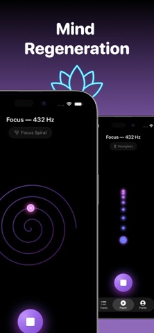 432 hz Frequency: Focus Sounds screenshot
