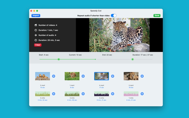 Speedy Cut - Video&Audio Tools app screenshot