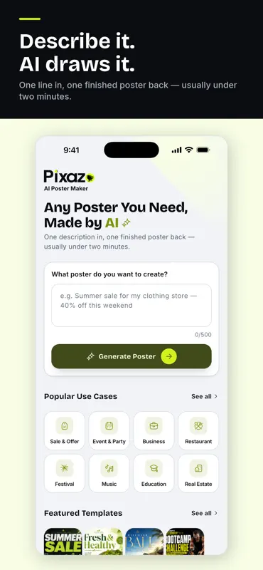 AI Poster Maker - Pixazo screenshot 1 of 6