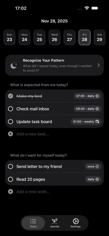 Grain – Tasks & Reflection screenshot