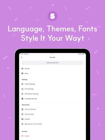 EeeDiary: Shared Daily Journal iPad screenshot