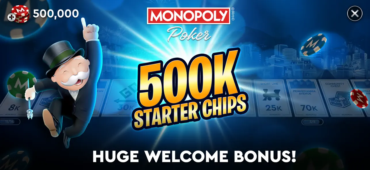Screenshot #2 pour MONOPOLY Poker - Texas Holdem