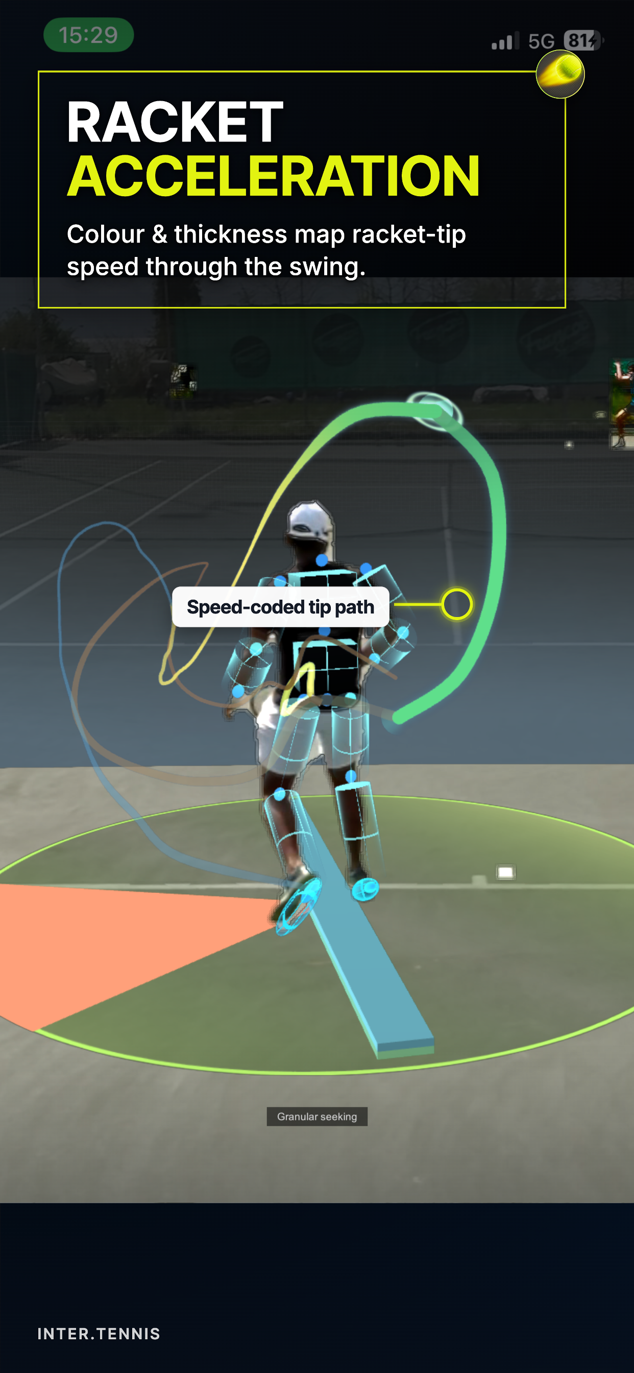 INTER TENNIS: 3D AI Analysis screenshot 6