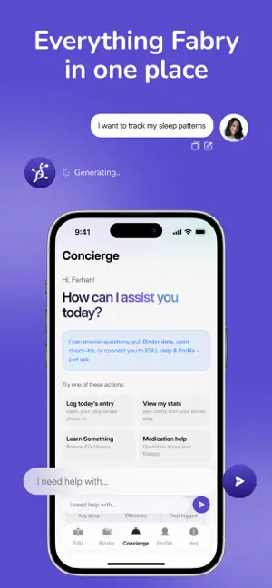 Fabry App screenshot 2