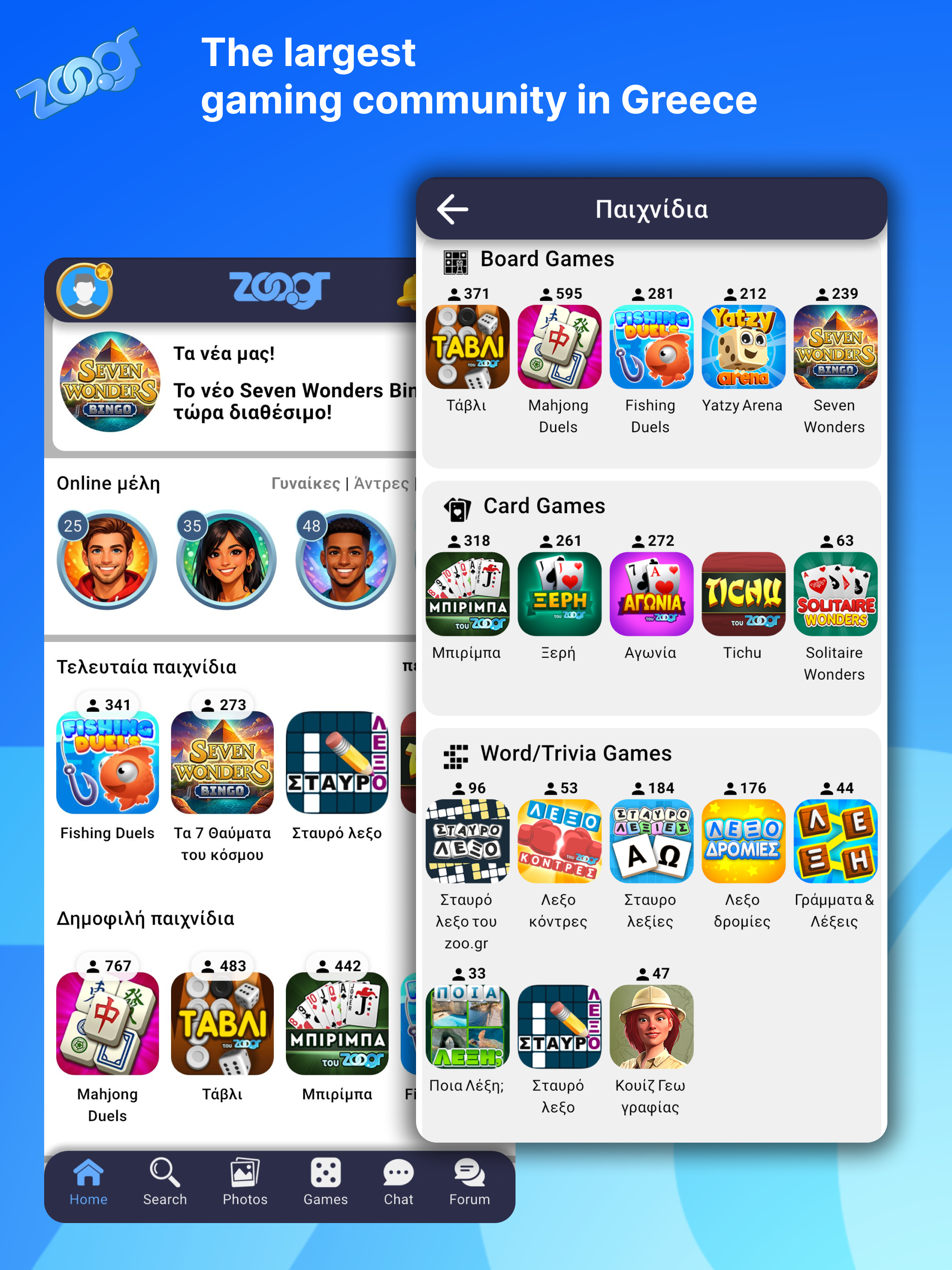 Zoo.gr - Games & Community