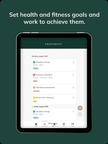 Crestmont Fitness iPad screenshot