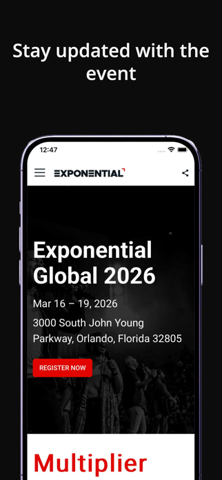 Exponential Conferences Screenshot 1 of 3