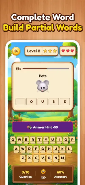 Word Games WordSecrets screenshot 2