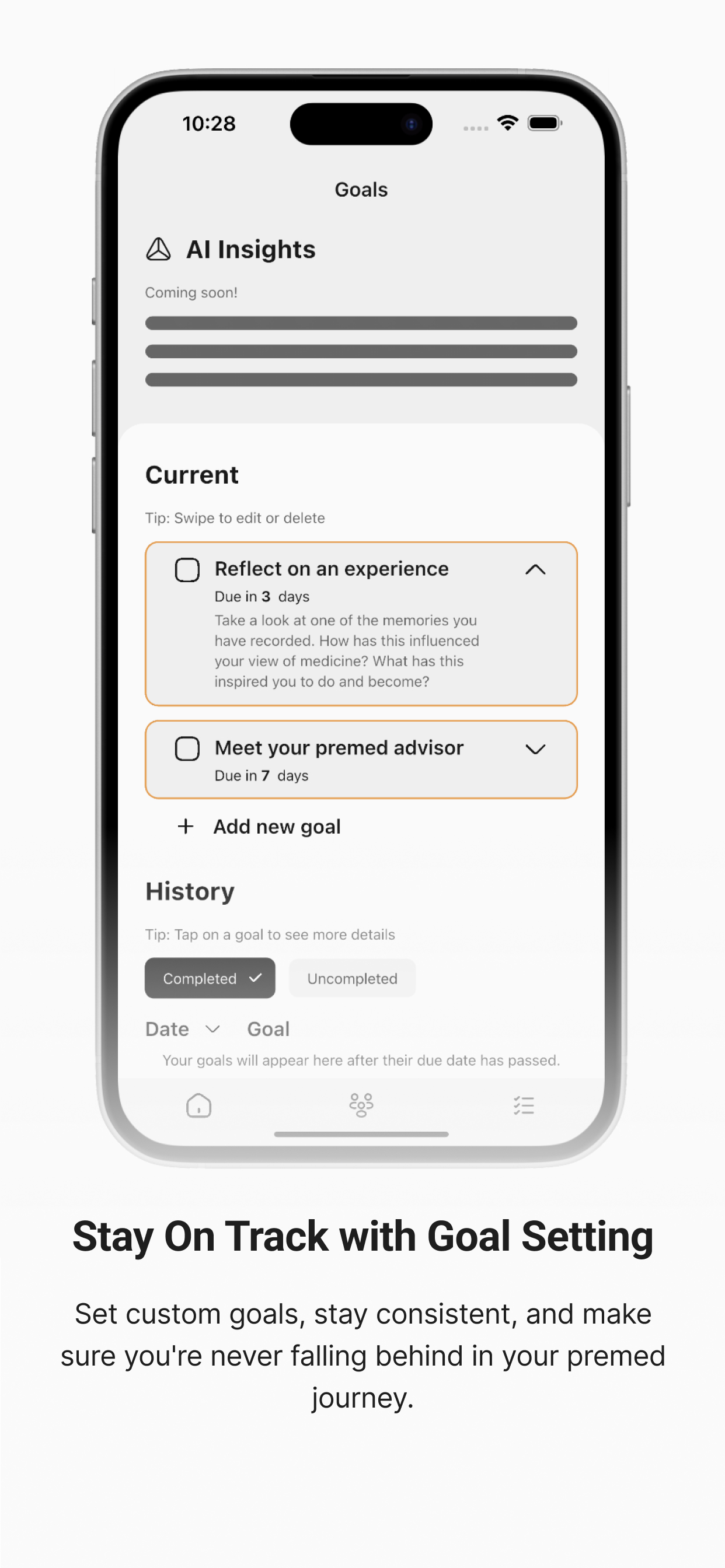NextStep – PreMed Tracker