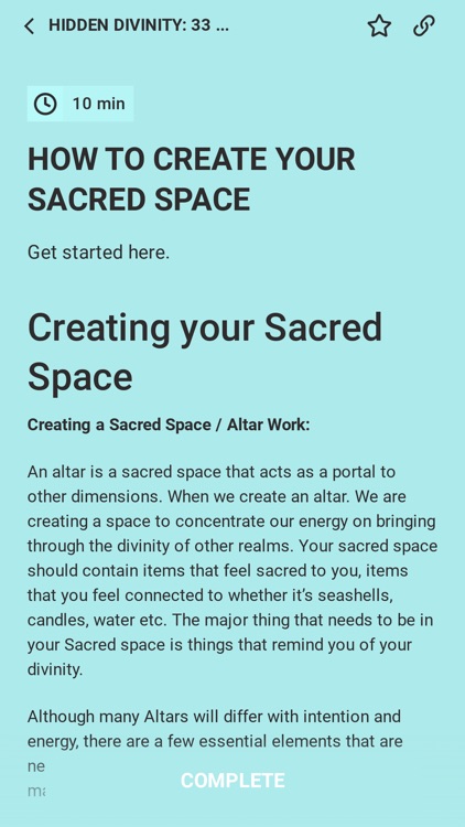 Oasis Creation Space