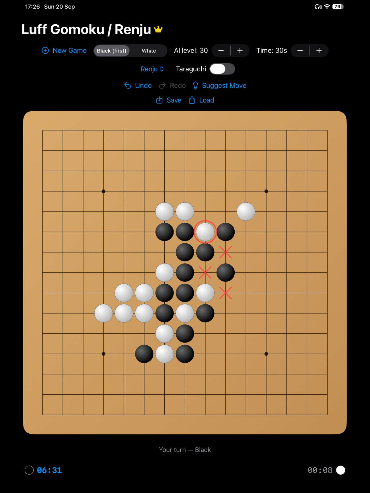 Screenshot 3 of Luff Gomoku / Renju