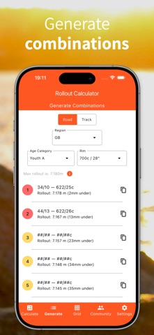 Rollout Calculator Screenshot 2 of 5