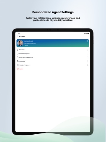 Bevatel Chat iPad screenshot