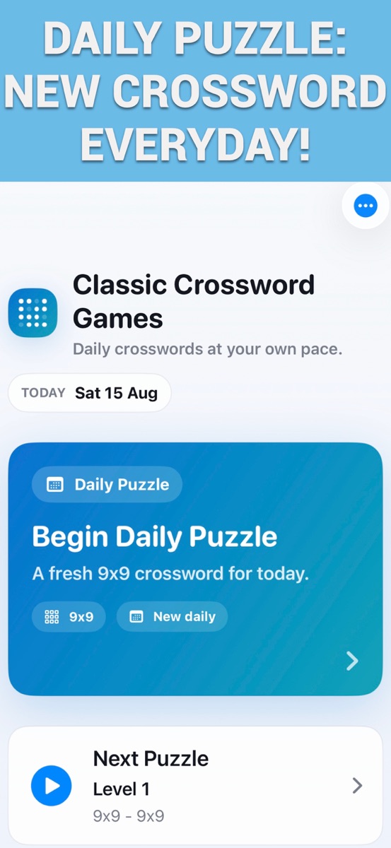 Classic Crossword Games official gameplay screenshot 7
