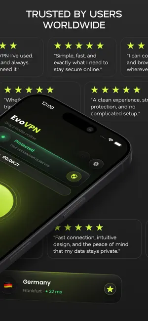EvoVPN screenshot 2