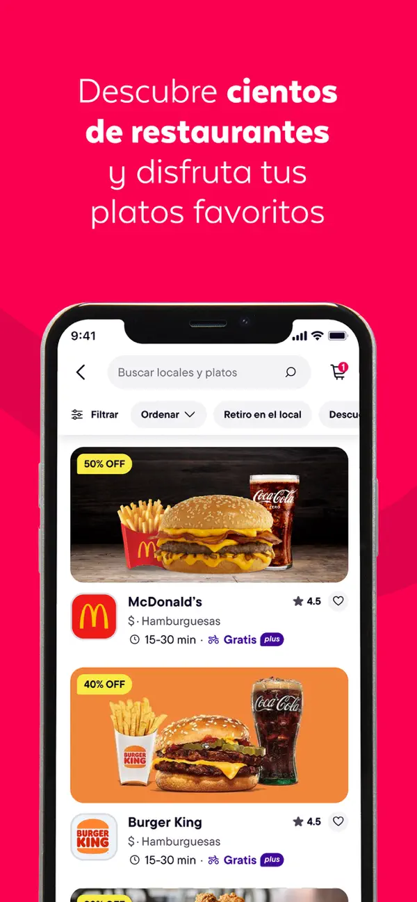 Screenshot #3 pour PedidosYa: Comida a Domicilio