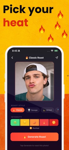 Roast Bot & AI Roast Generator iPhone screenshot