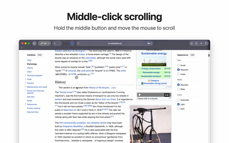 ScrollUtils for Safari screenshot 1