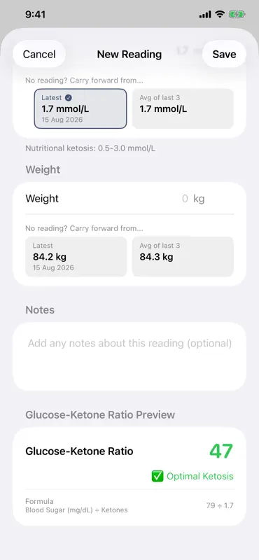 KetoTracker screenshot 3 of 9