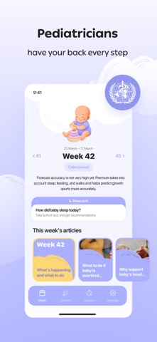 Baby Milestone Tracker Sprouty iPhone screenshot