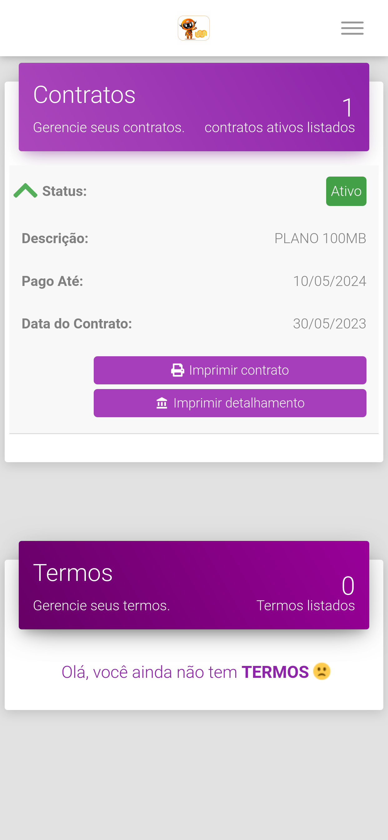 Central do Cliente WM Telecom screenshot 7