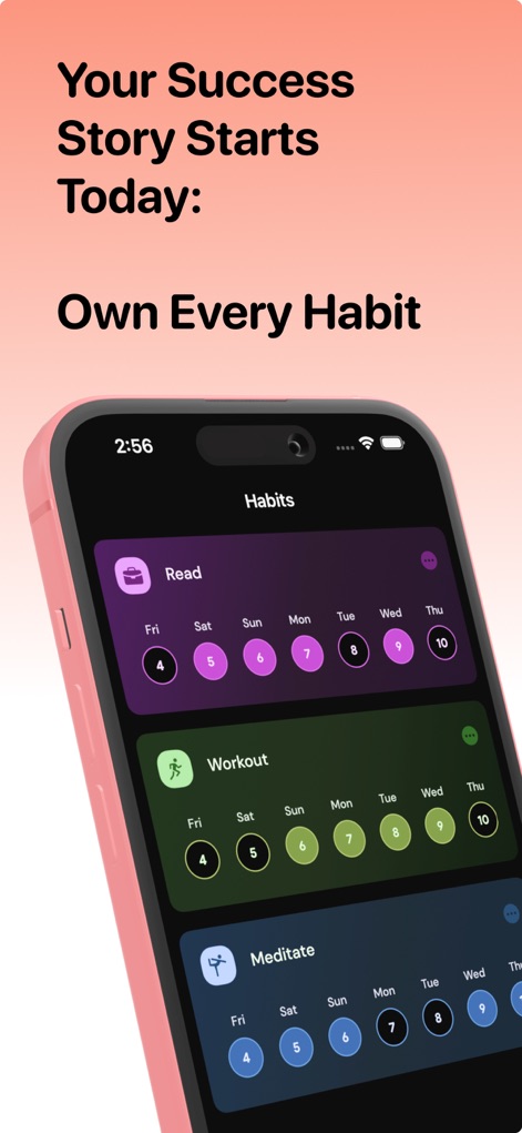Goal Tracker - Rise - Productivity App | MWM