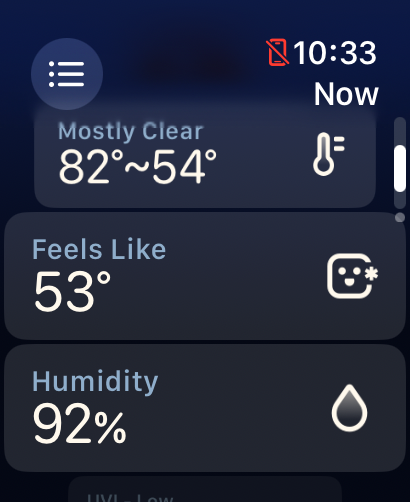 Weather mini