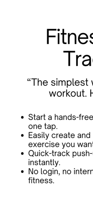 Fitness Mini Tracker Screenshot 1 of 8