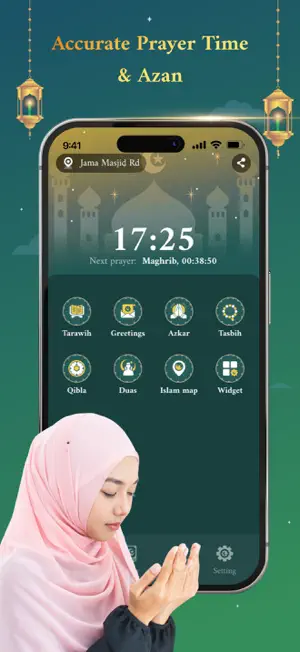 Muslim: Quran & Prayer Time screenshot 1