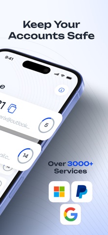 2FA Authenticator:  MFA, AUTH screenshot