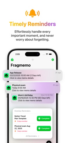 Fragmemo: Note,Reminder,Widget Screenshot 2 of 4