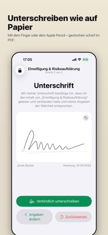 Einverständniserklärung App screenshot 3