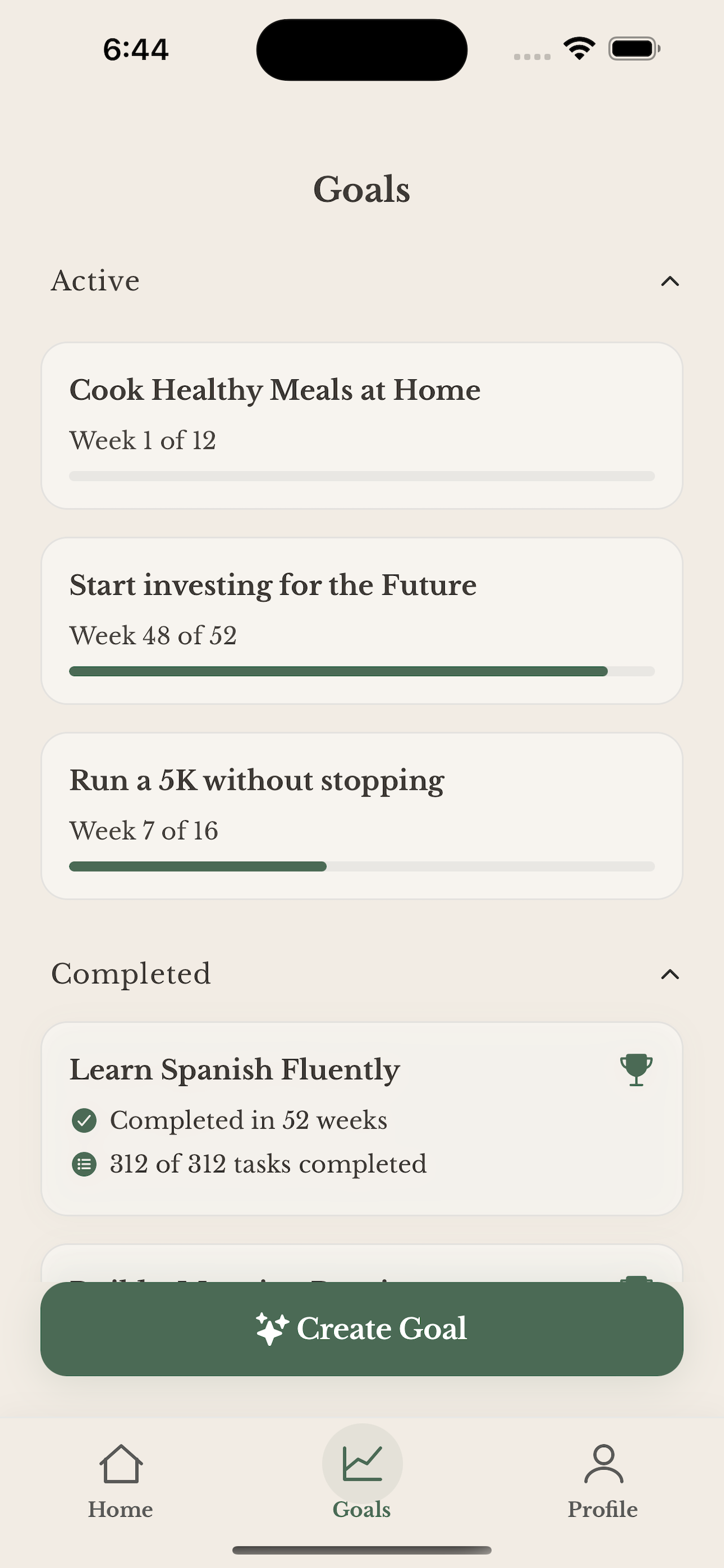 Incremental: AI Goal Planner screenshot 6