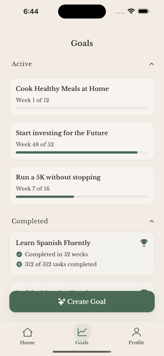 Incremental: AI Goal Planner Screenshot 5 of 7