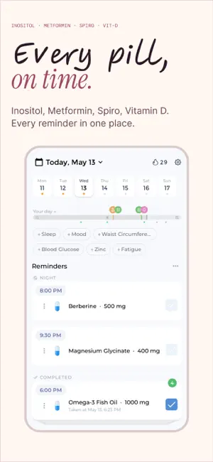 PCOS Tracker - Period, Diet screenshot 4