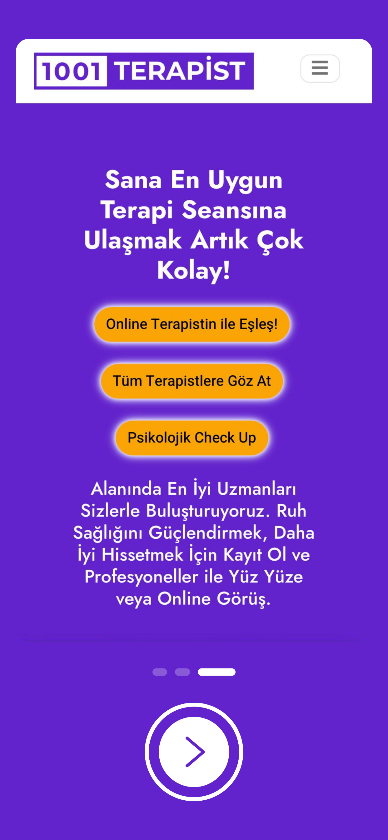 1001 Terapist: Terapi & Destek