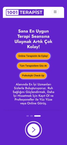 1001 Terapist: Terapi & Destek iPhone screenshot