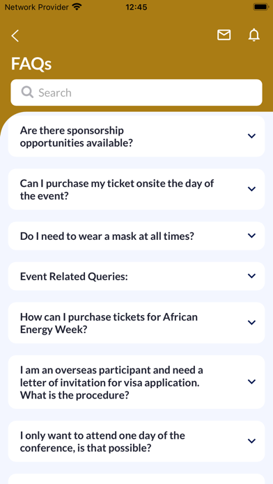 African Energy Week Screenshot