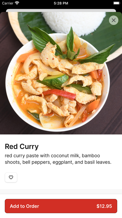 Thai Won On iPhone screenshot 3 - Food & Drink app