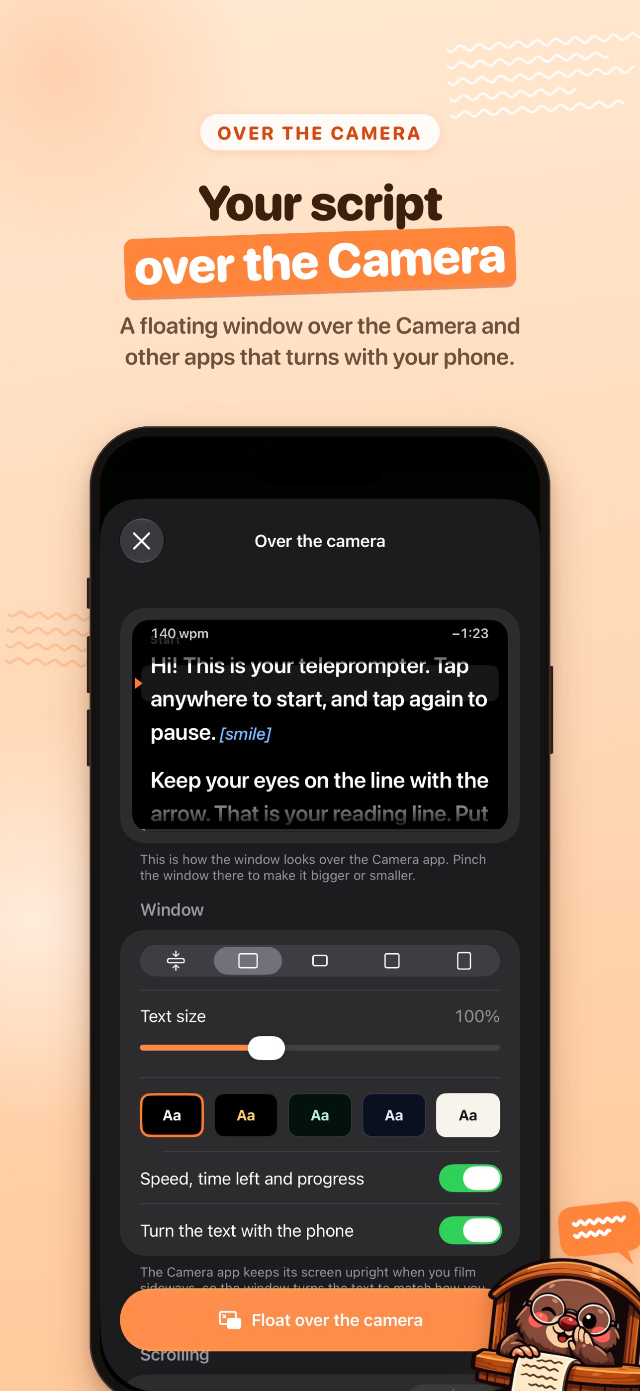 Screenshot 2 of Mova: Teleprompter