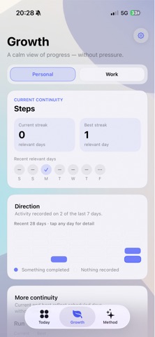 OneThing Habit iPhone screenshot