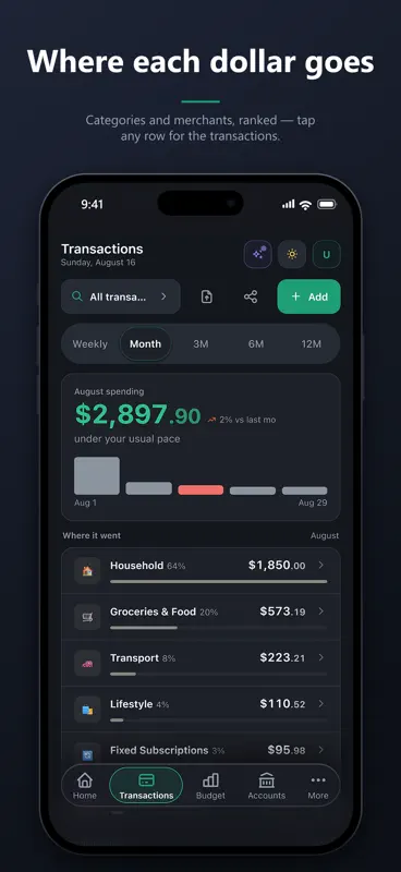 BudgetOS — Smart Tracker screenshot 9 of 10