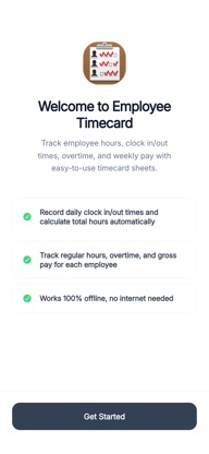 Employee Timesheet screenshot 1